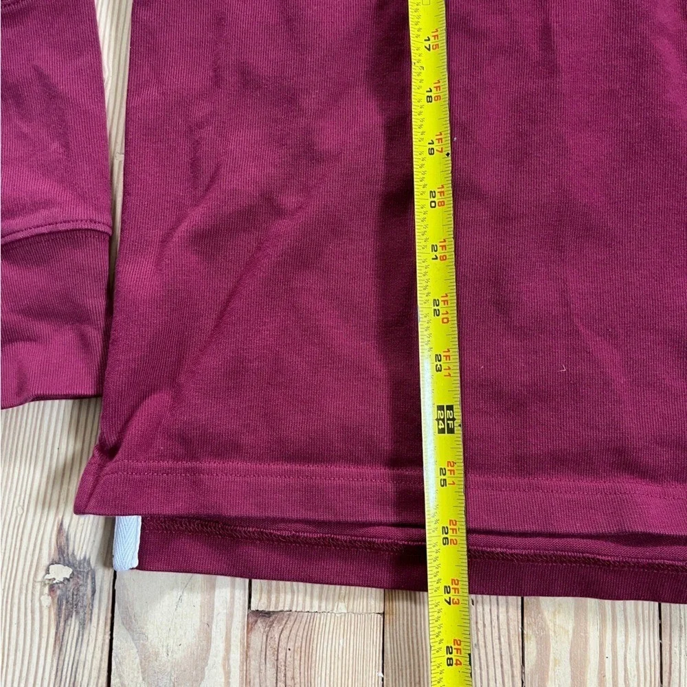 Vintage J.Crew Maroon Utility Casual Quarterzip Jacket with Elbow Patches‎ sz S